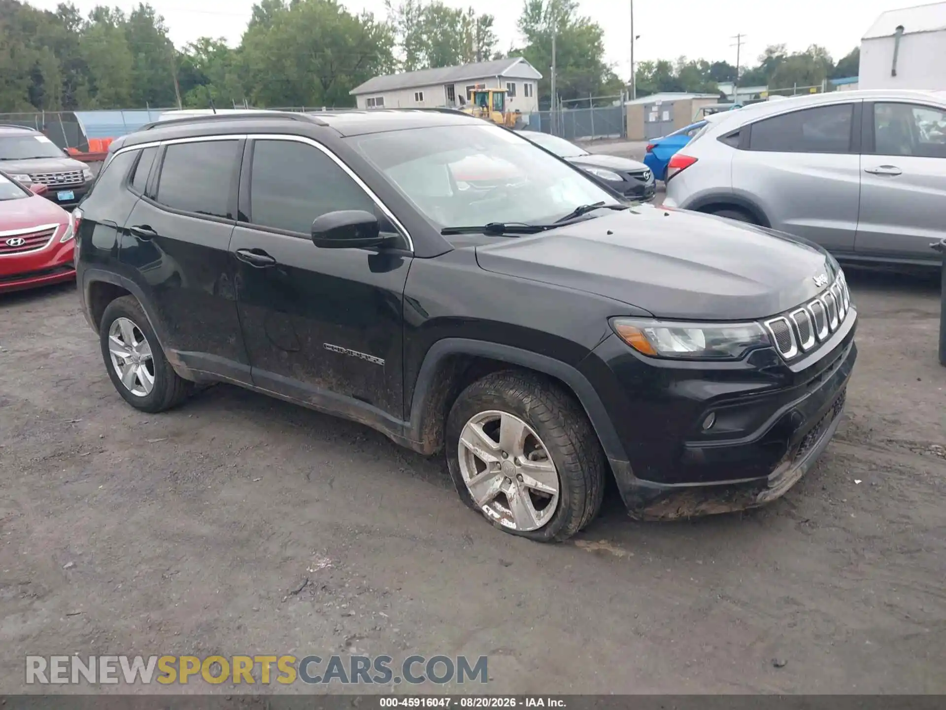 1 Photograph of a damaged car 3C4NJDBB7NT151131 JEEP COMPASS 2022