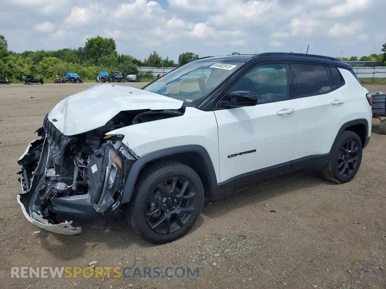 1 Photograph of a damaged car 3C4NJDBB7NT224109 JEEP COMPASS 2022