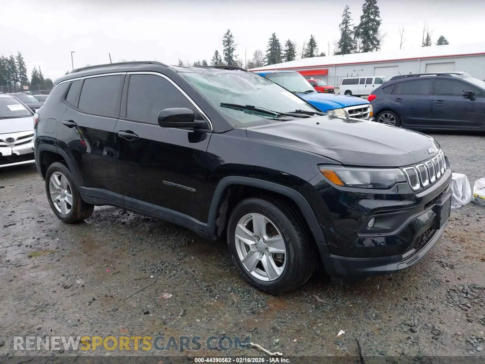 1 Photograph of a damaged car 3C4NJDBB8NT102486 JEEP COMPASS 2022