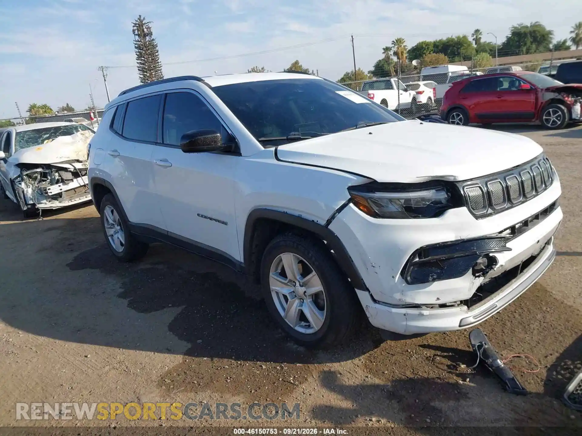 1 fotografías del automóvil dañado 3C4NJDBB8NT112418 JEEP COMPASS 2022