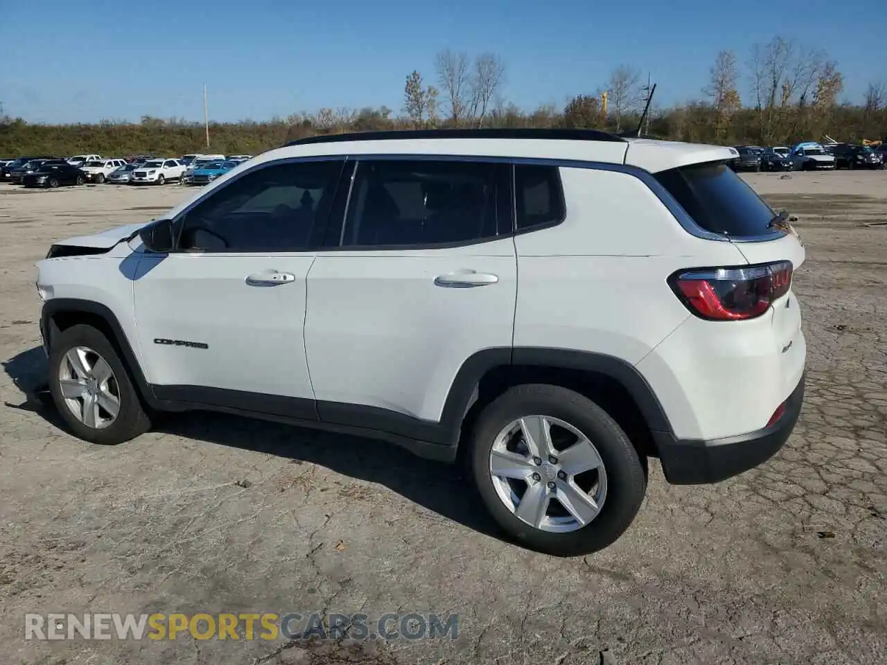 2 Photograph of a damaged car 3C4NJDBB8NT155351 JEEP COMPASS 2022