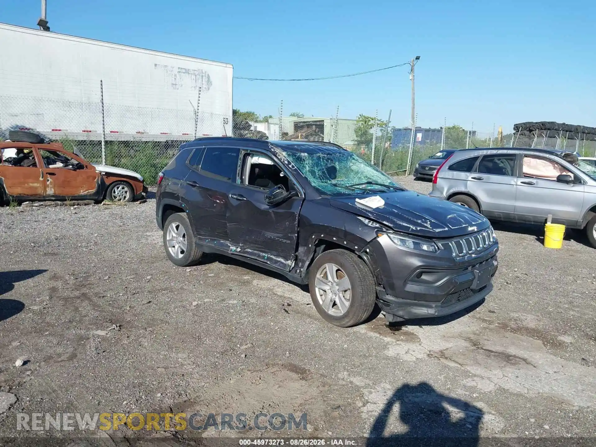 1 fotografías del automóvil dañado 3C4NJDBB8NT178757 JEEP COMPASS 2022