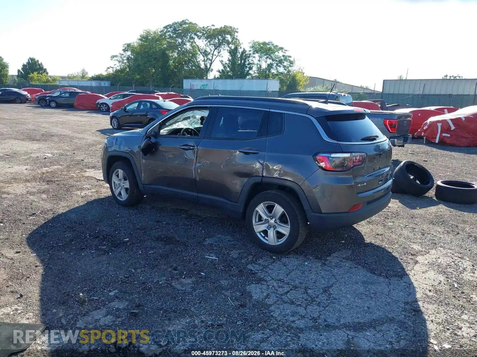 3 fotografías del automóvil dañado 3C4NJDBB8NT178757 JEEP COMPASS 2022