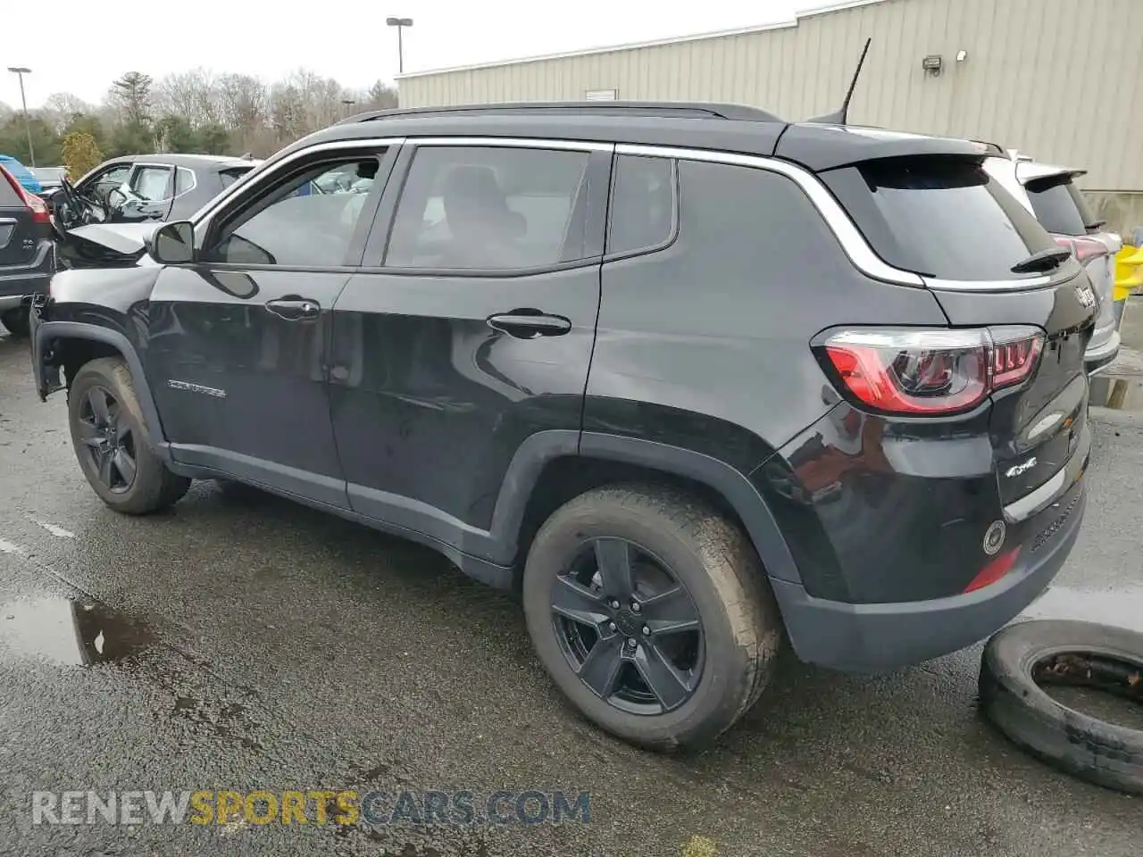 2 fotografías del automóvil dañado 3C4NJDBB8NT216102 JEEP COMPASS 2022