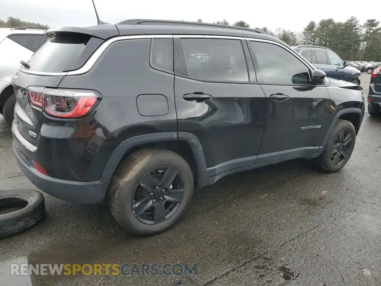 3 fotografías del automóvil dañado 3C4NJDBB8NT216102 JEEP COMPASS 2022