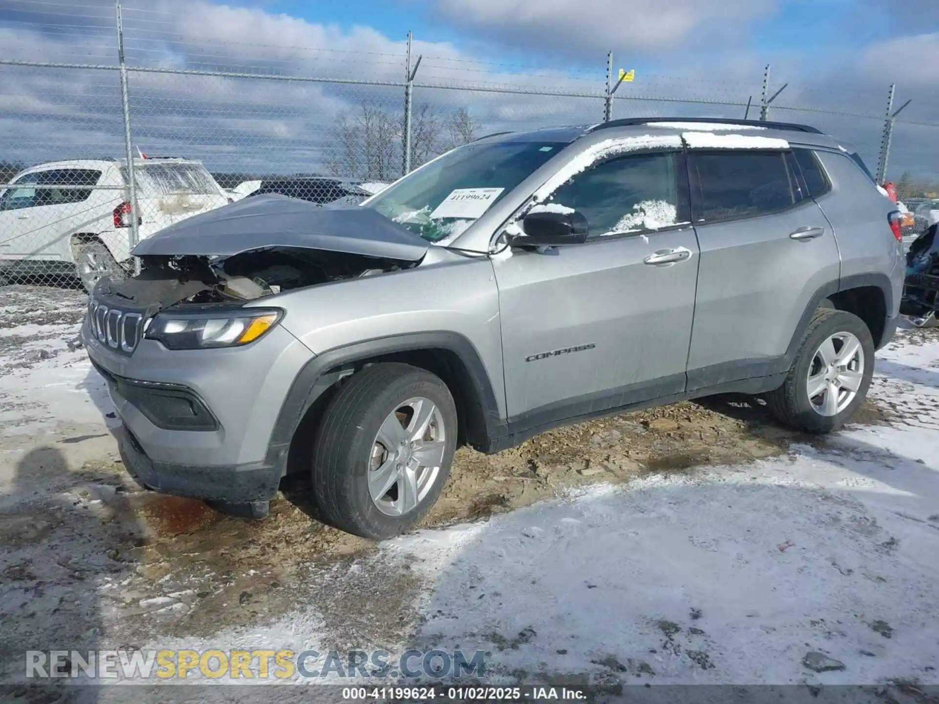 2 Photograph of a damaged car 3C4NJDBB8NT232820 JEEP COMPASS 2022