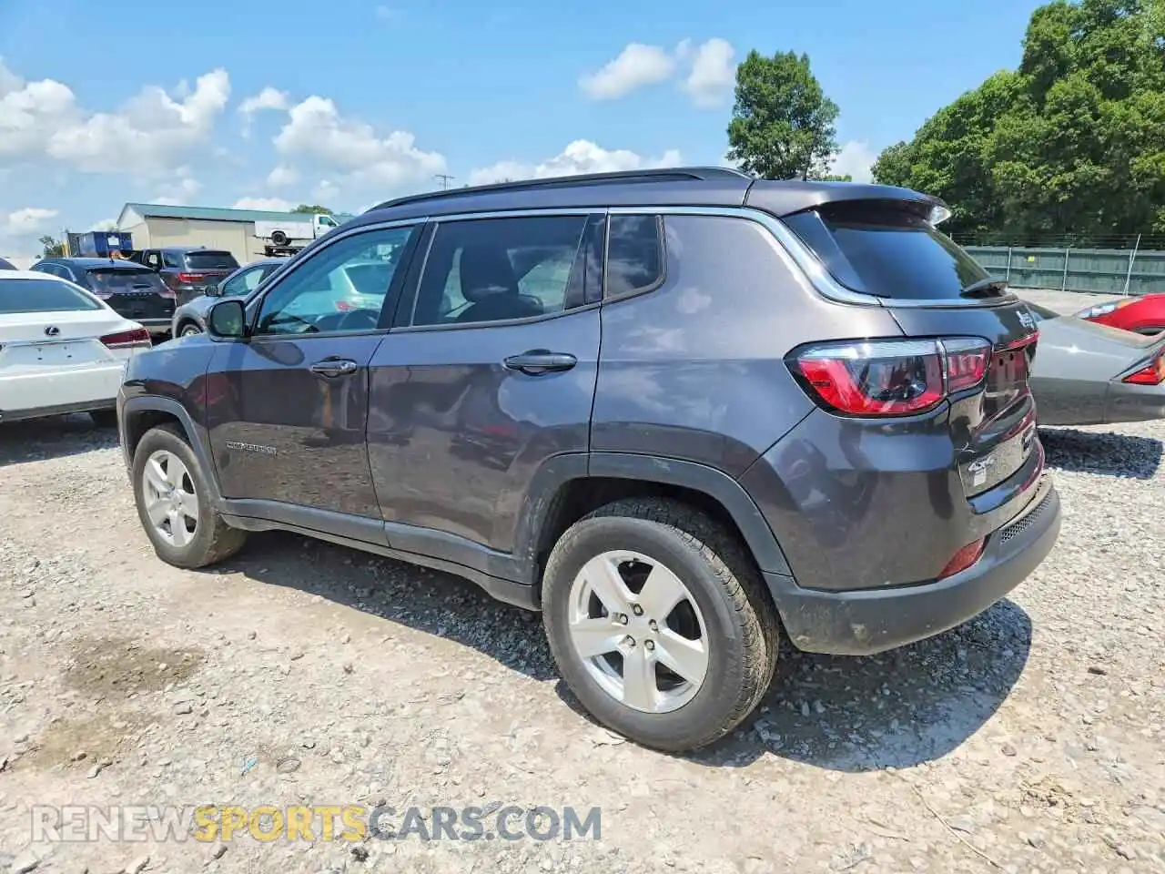2 Photograph of a damaged car 3C4NJDBB9NT110743 JEEP COMPASS 2022