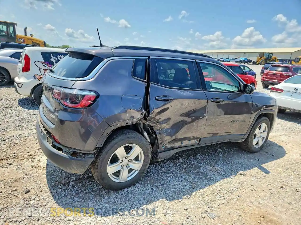 3 Photograph of a damaged car 3C4NJDBB9NT110743 JEEP COMPASS 2022