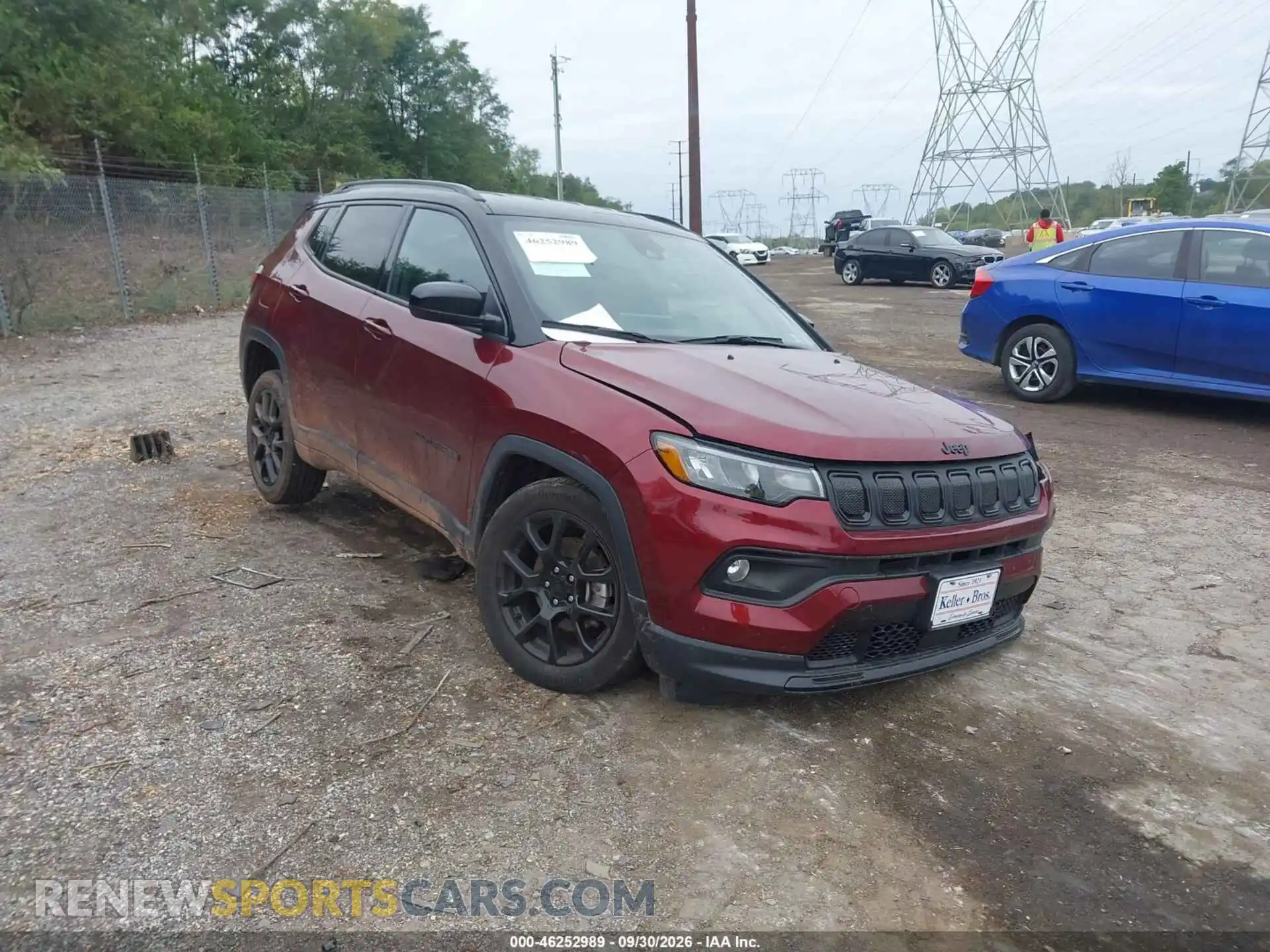 1 fotografías del automóvil dañado 3C4NJDBB9NT184759 JEEP COMPASS 2022