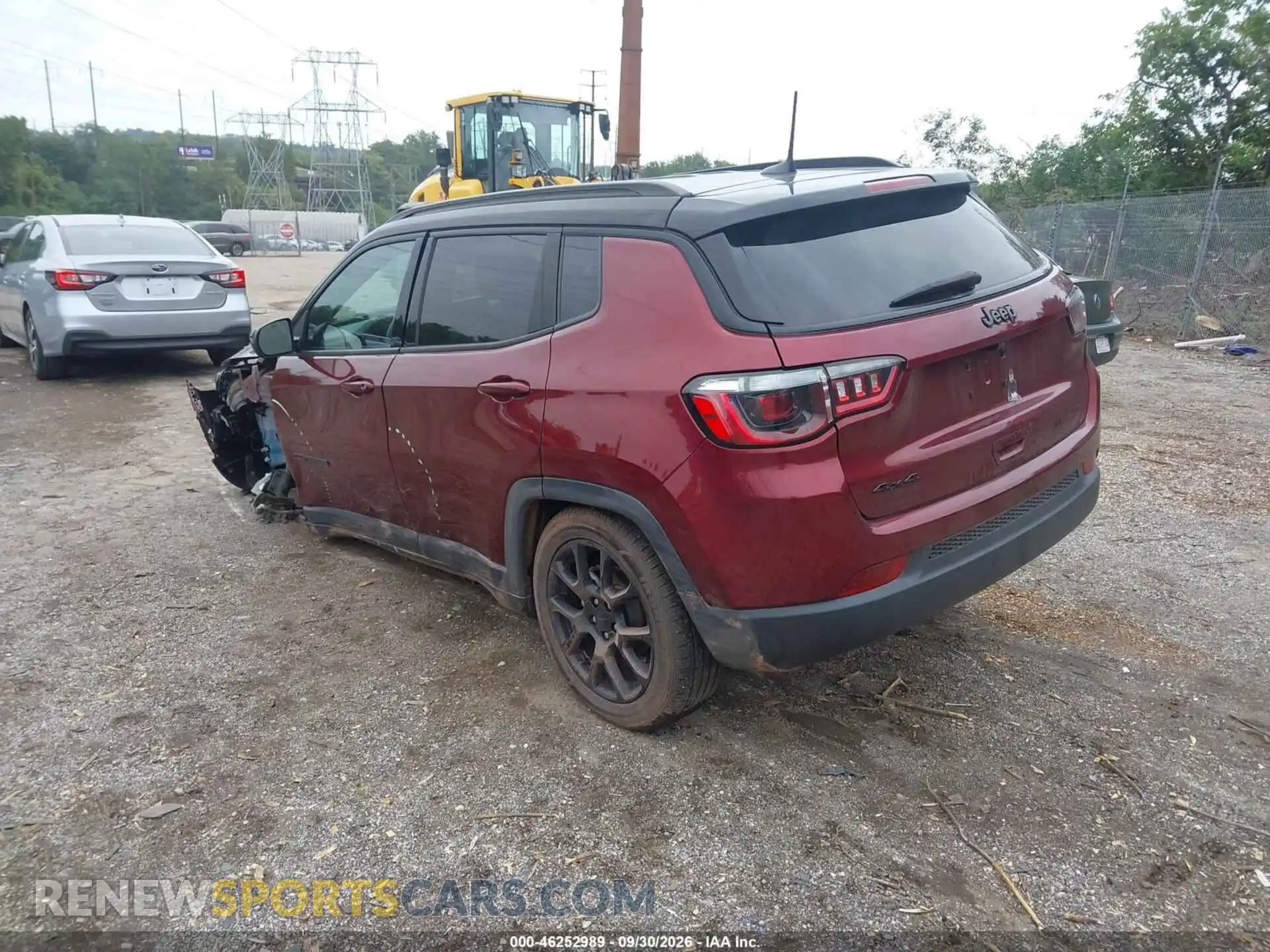 3 fotografías del automóvil dañado 3C4NJDBB9NT184759 JEEP COMPASS 2022