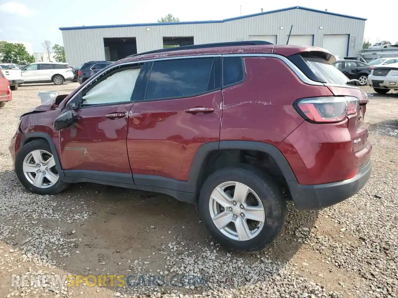 2 Photograph of a damaged car 3C4NJDBB9NT214973 JEEP COMPASS 2022