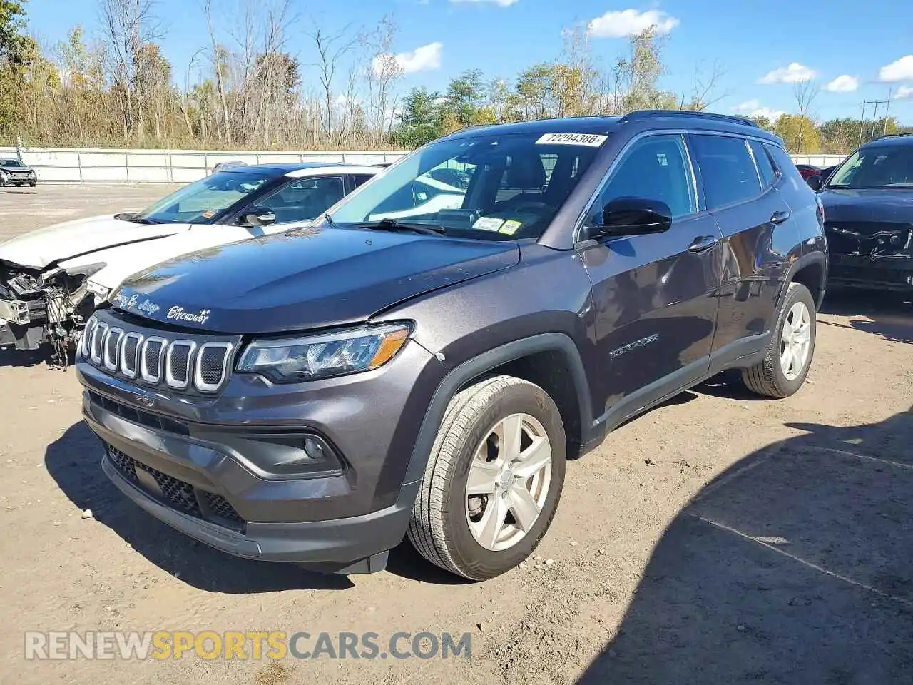 1 fotografías del automóvil dañado 3C4NJDBBXNT124859 JEEP COMPASS 2022