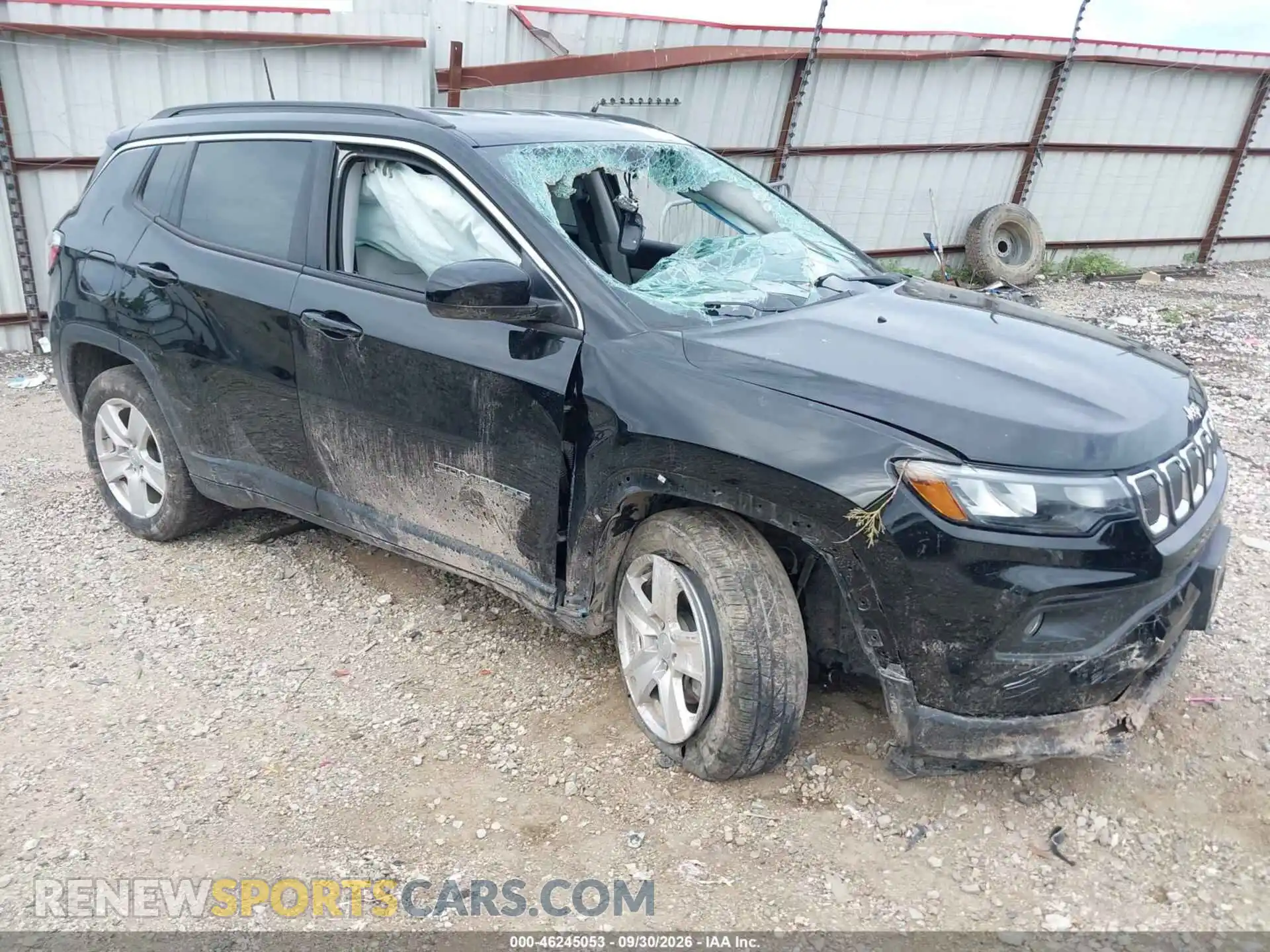1 Photograph of a damaged car 3C4NJDBBXNT158994 JEEP COMPASS 2022