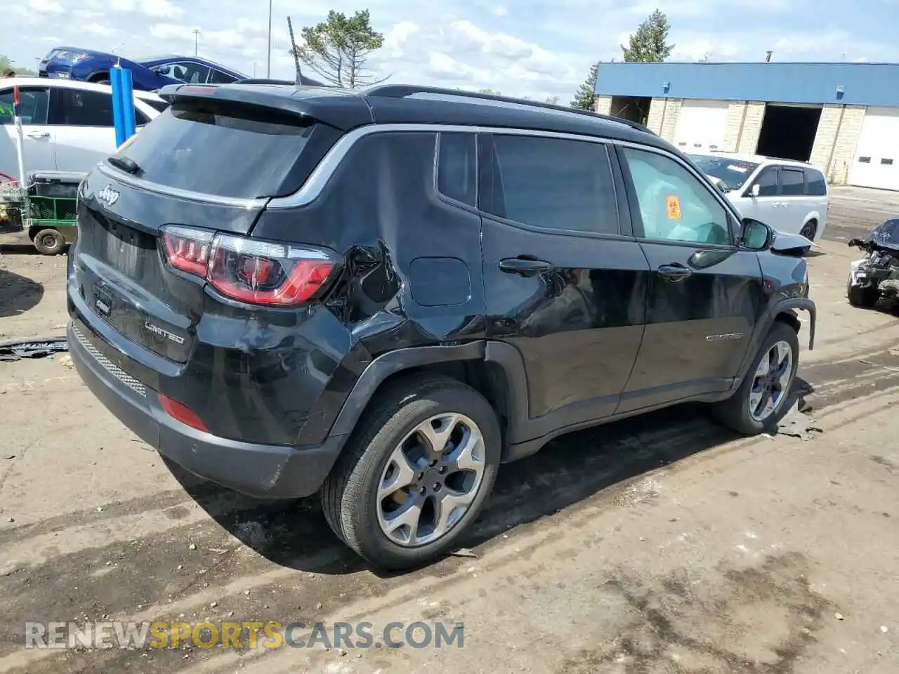 3 Photograph of a damaged car 3C4NJDCB0NT101055 JEEP COMPASS 2022