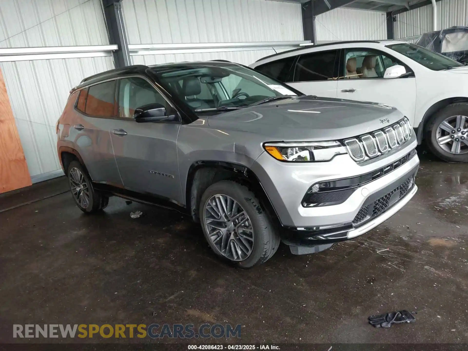 1 Photograph of a damaged car 3C4NJDCB0NT168545 JEEP COMPASS 2022