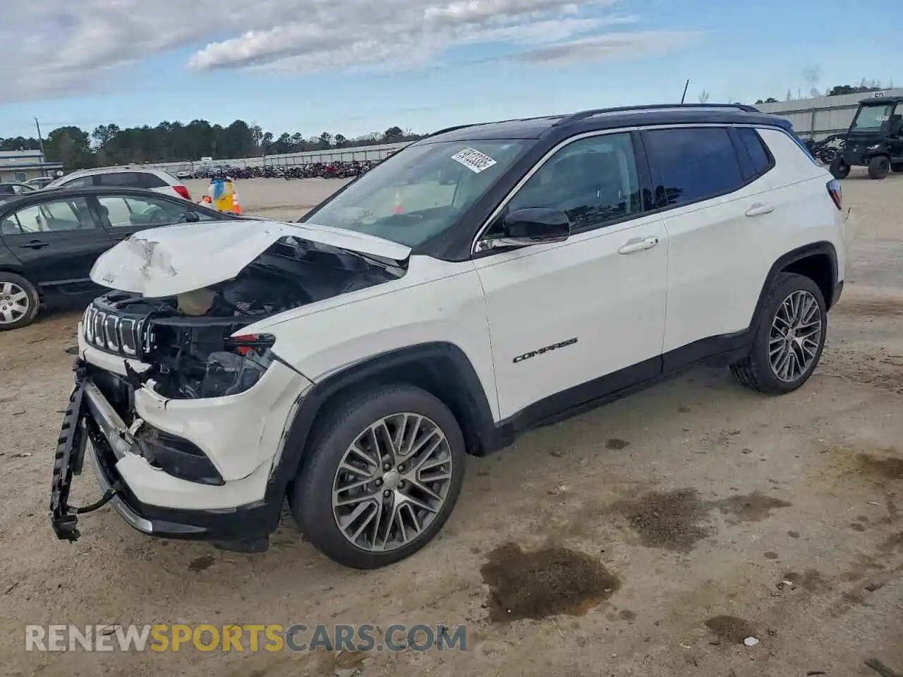1 Photograph of a damaged car 3C4NJDCB0NT170828 JEEP COMPASS 2022