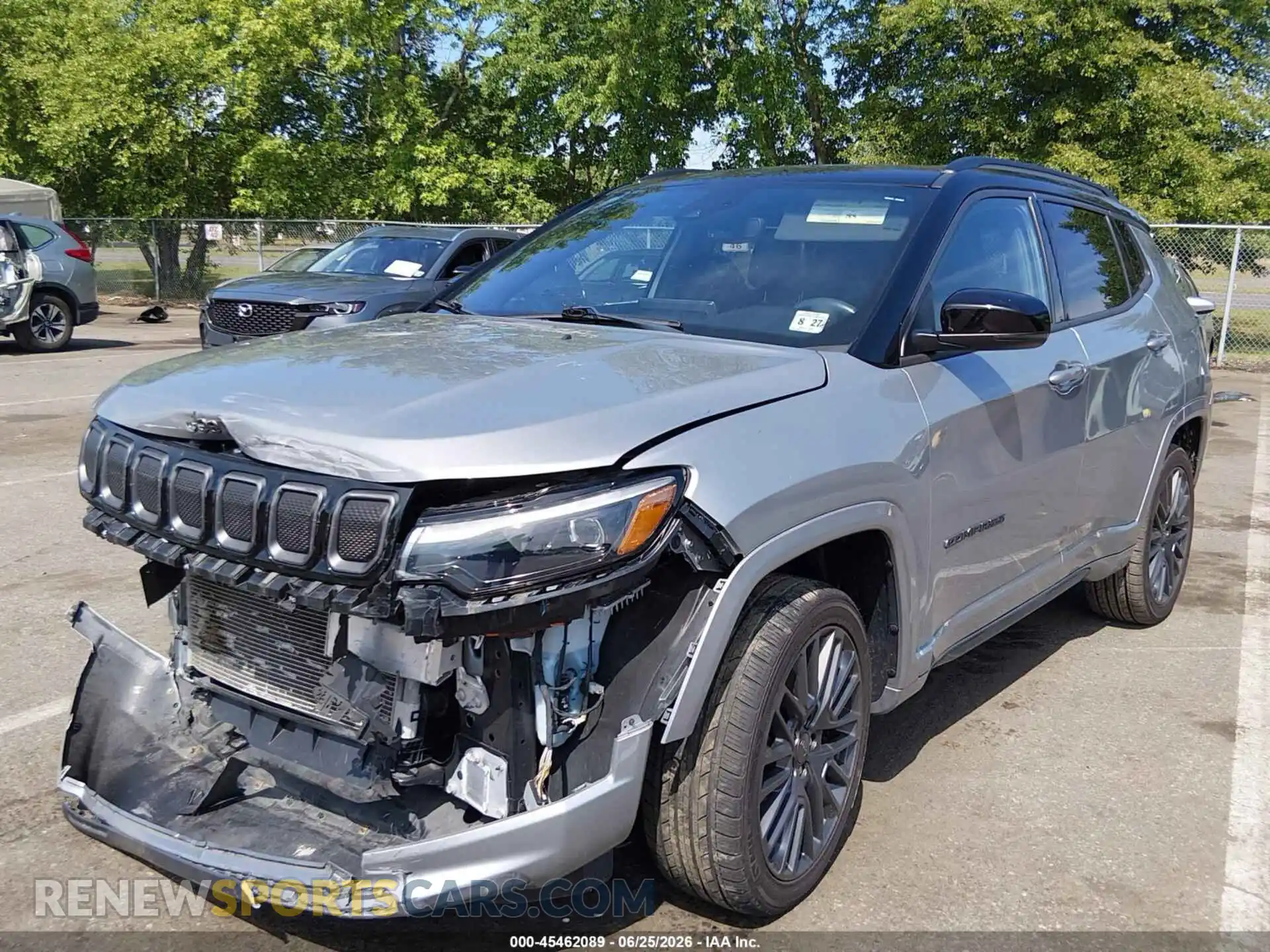 2 Photograph of a damaged car 3C4NJDCB0NT182901 JEEP COMPASS 2022