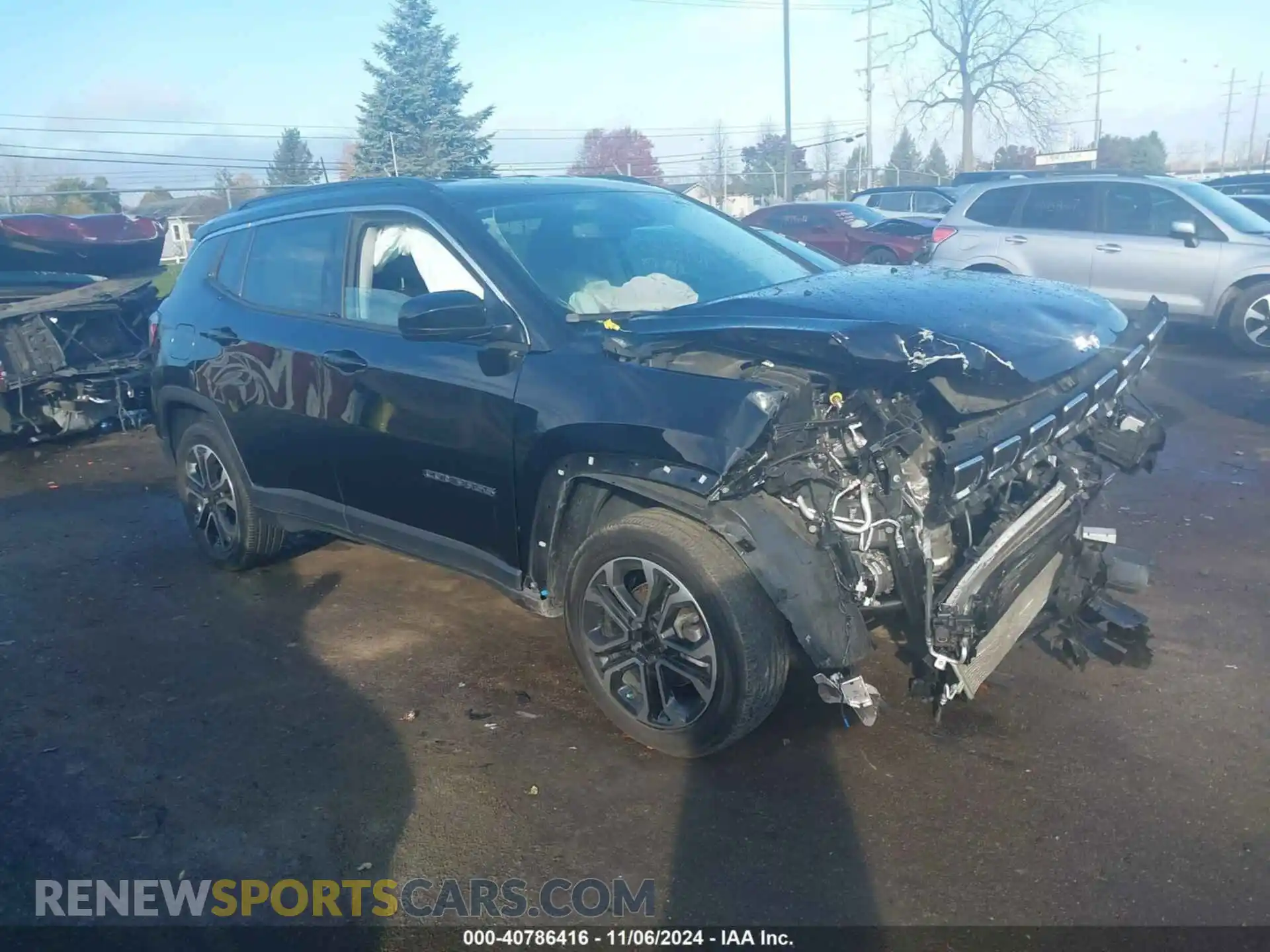1 fotografías del automóvil dañado 3C4NJDCB0NT197513 JEEP COMPASS 2022