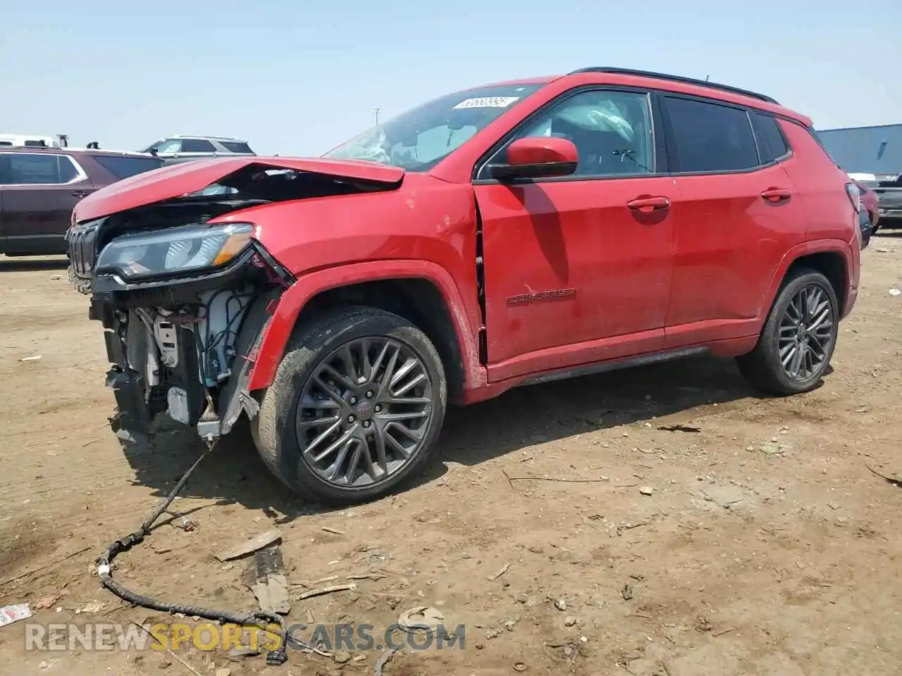 1 Photograph of a damaged car 3C4NJDCB0NT197818 JEEP COMPASS 2022