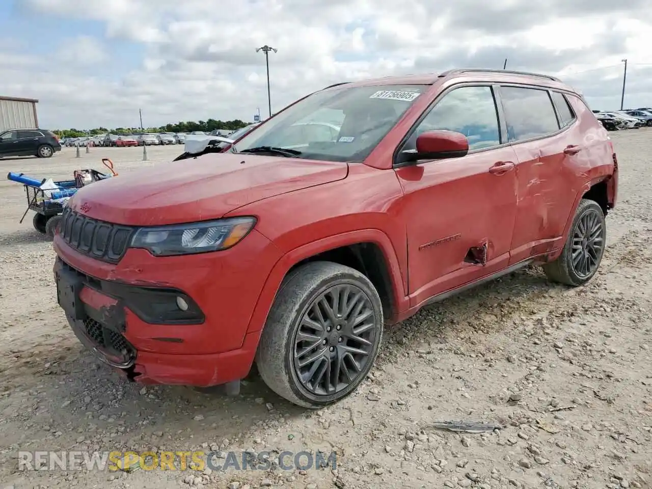 1 Photograph of a damaged car 3C4NJDCB0NT236536 JEEP COMPASS 2022