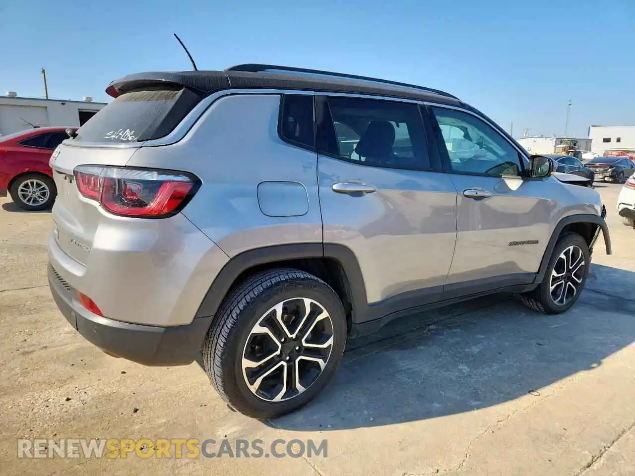 3 fotografías del automóvil dañado 3C4NJDCB1NT100772 JEEP COMPASS 2022