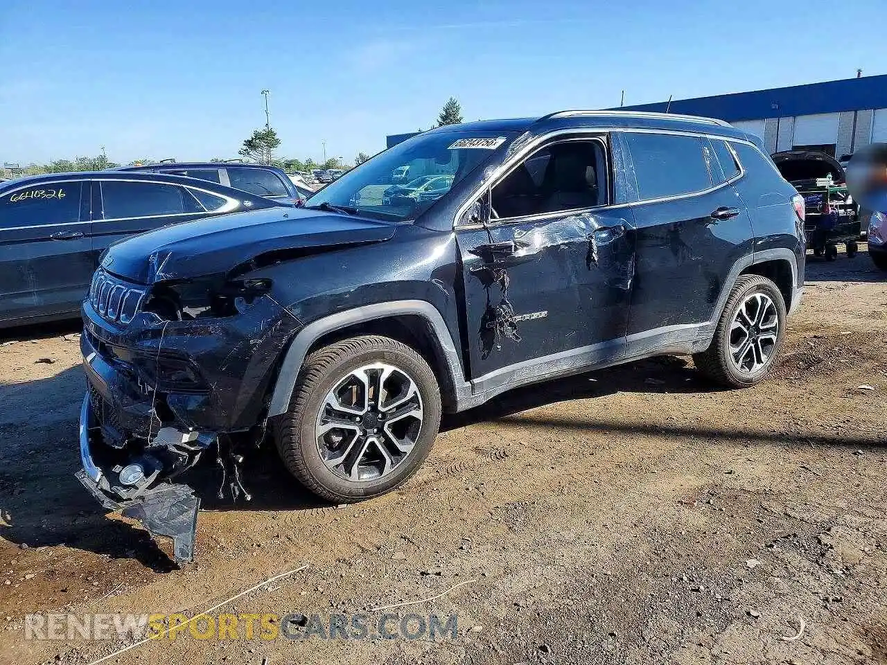 1 Photograph of a damaged car 3C4NJDCB1NT107771 JEEP COMPASS 2022