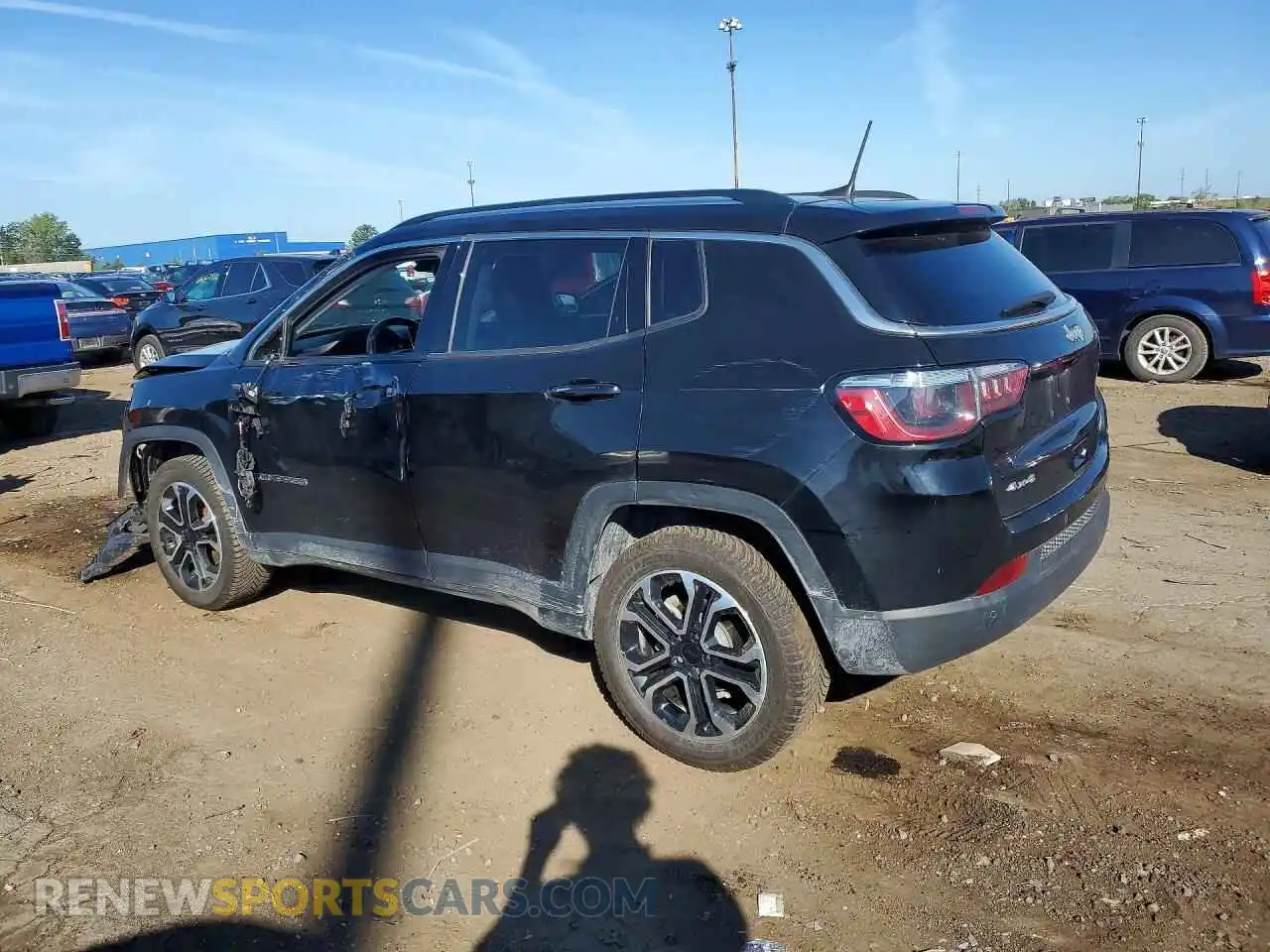 2 Photograph of a damaged car 3C4NJDCB1NT107771 JEEP COMPASS 2022