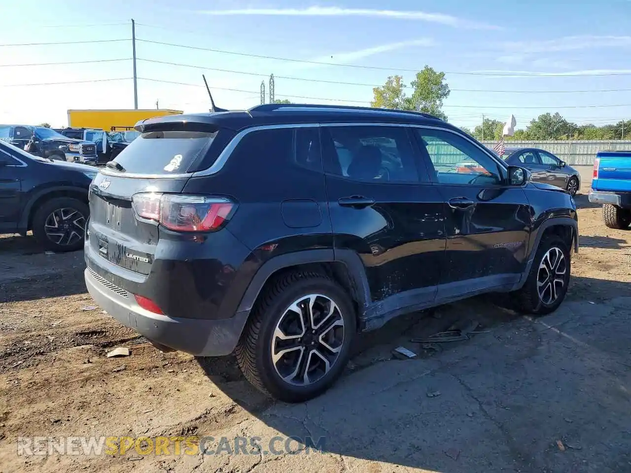 3 Photograph of a damaged car 3C4NJDCB1NT107771 JEEP COMPASS 2022