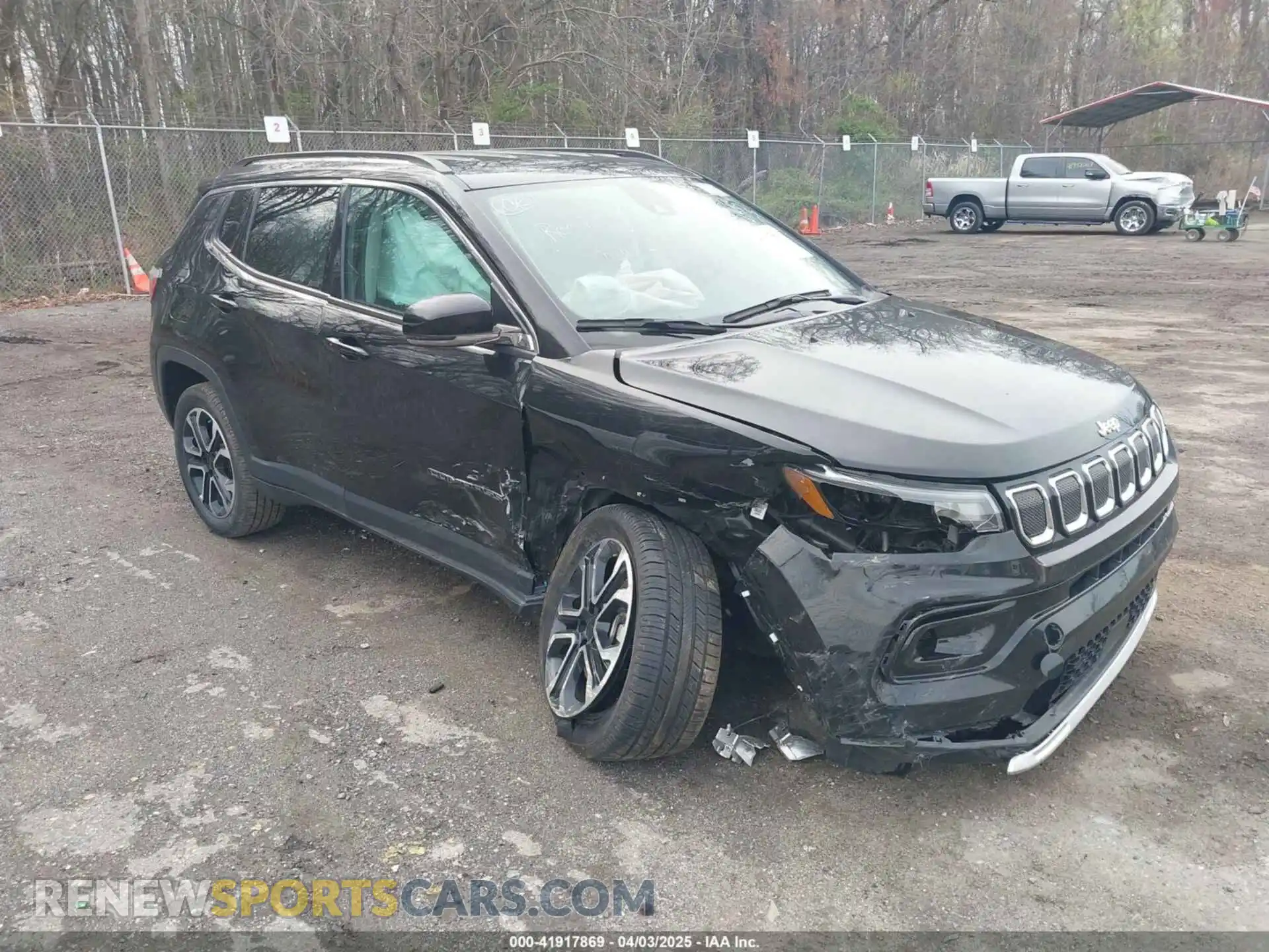 1 Photograph of a damaged car 3C4NJDCB1NT108788 JEEP COMPASS 2022