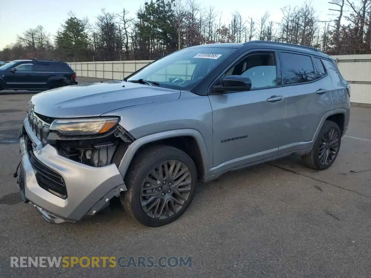 1 Photograph of a damaged car 3C4NJDCB1NT178971 JEEP COMPASS 2022