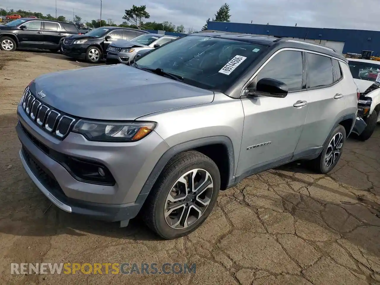 1 Photograph of a damaged car 3C4NJDCB2NT105348 JEEP COMPASS 2022