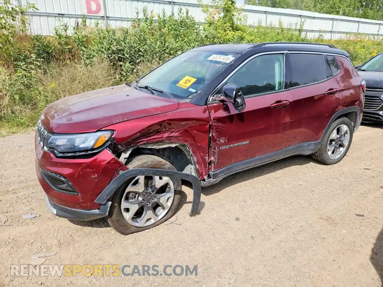 1 Фотография поврежденного автомобиля 3C4NJDCB2NT113319 JEEP COMPASS 2022