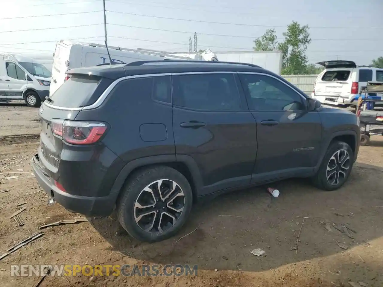3 Photograph of a damaged car 3C4NJDCB2NT120903 JEEP COMPASS 2022