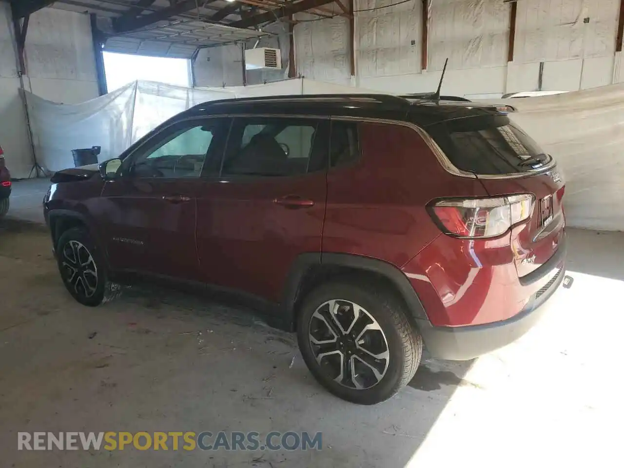 2 Photograph of a damaged car 3C4NJDCB2NT148801 JEEP COMPASS 2022