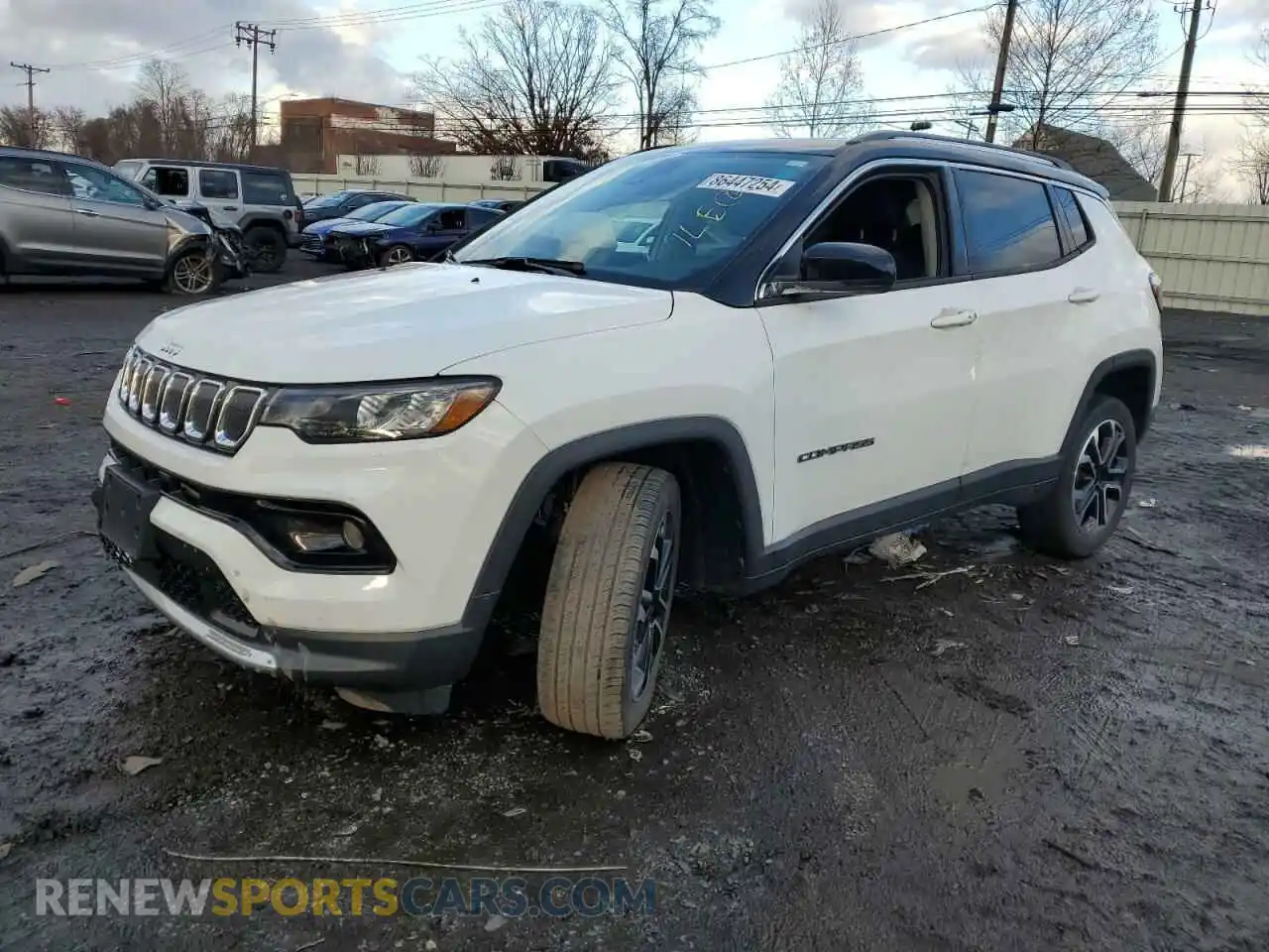 1 Photograph of a damaged car 3C4NJDCB2NT169681 JEEP COMPASS 2022