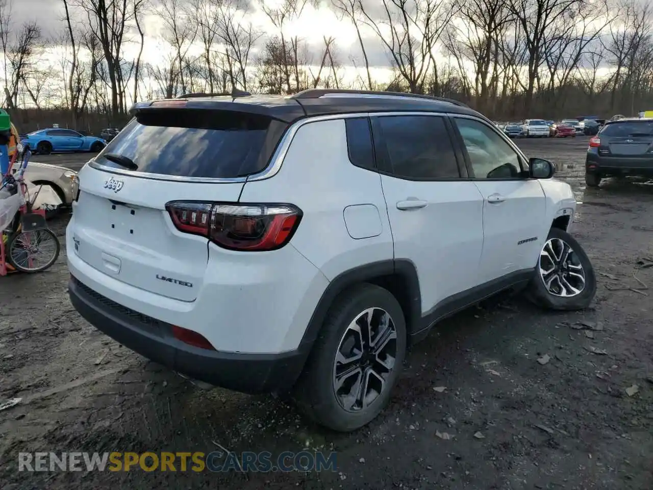 3 Photograph of a damaged car 3C4NJDCB2NT169681 JEEP COMPASS 2022