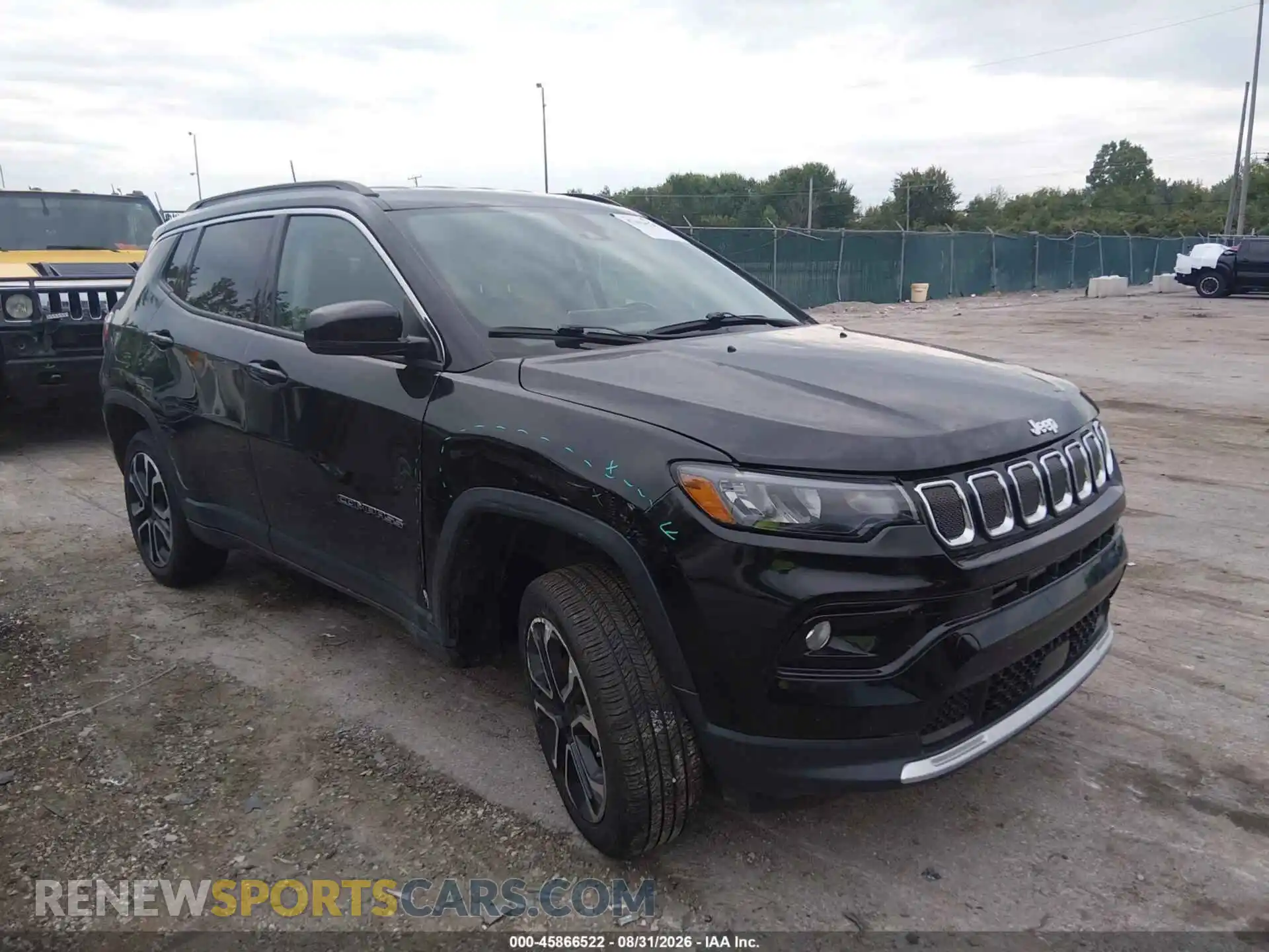 1 fotografías del automóvil dañado 3C4NJDCB2NT232195 JEEP COMPASS 2022