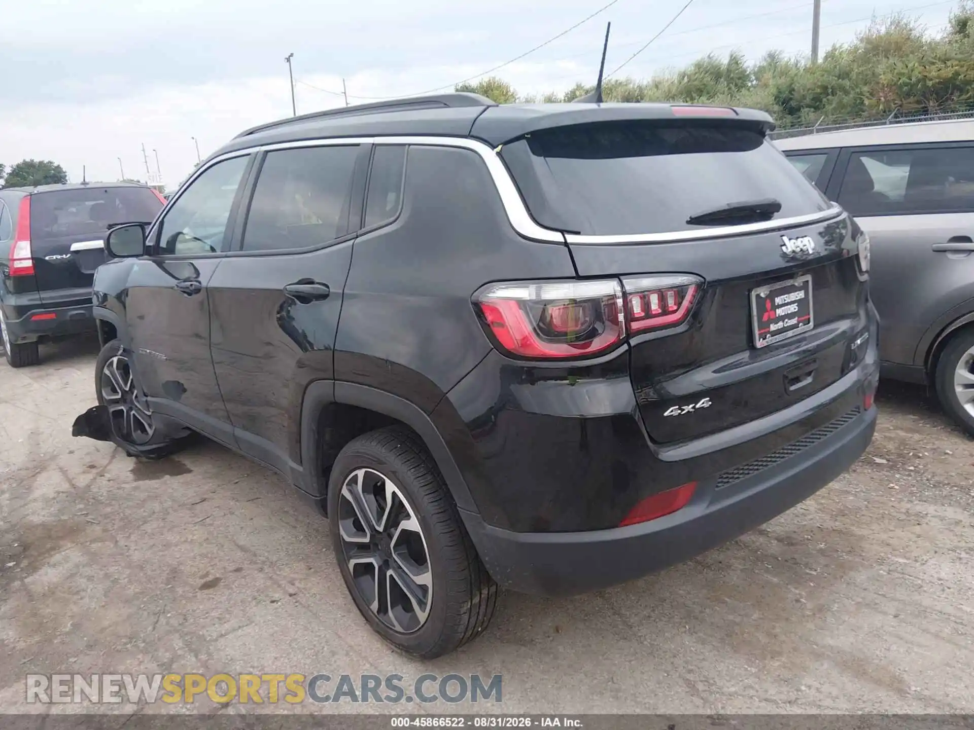 3 fotografías del automóvil dañado 3C4NJDCB2NT232195 JEEP COMPASS 2022