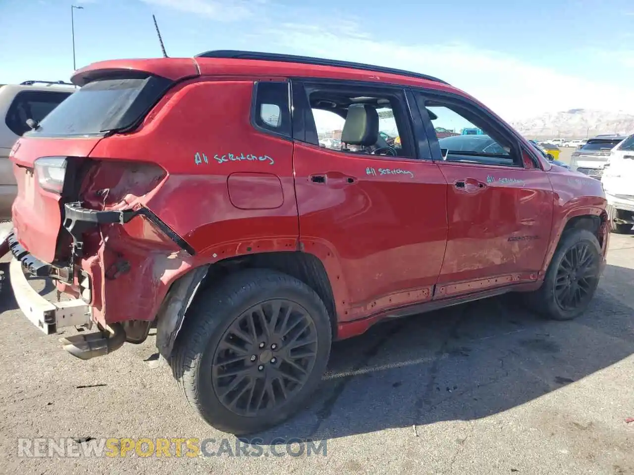 3 fotografías del automóvil dañado 3C4NJDCB2NT234142 JEEP COMPASS 2022