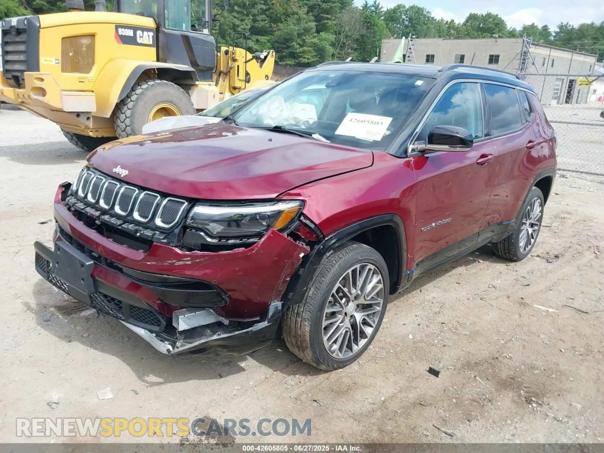 2 Photograph of a damaged car 3C4NJDCB3NT107464 JEEP COMPASS 2022