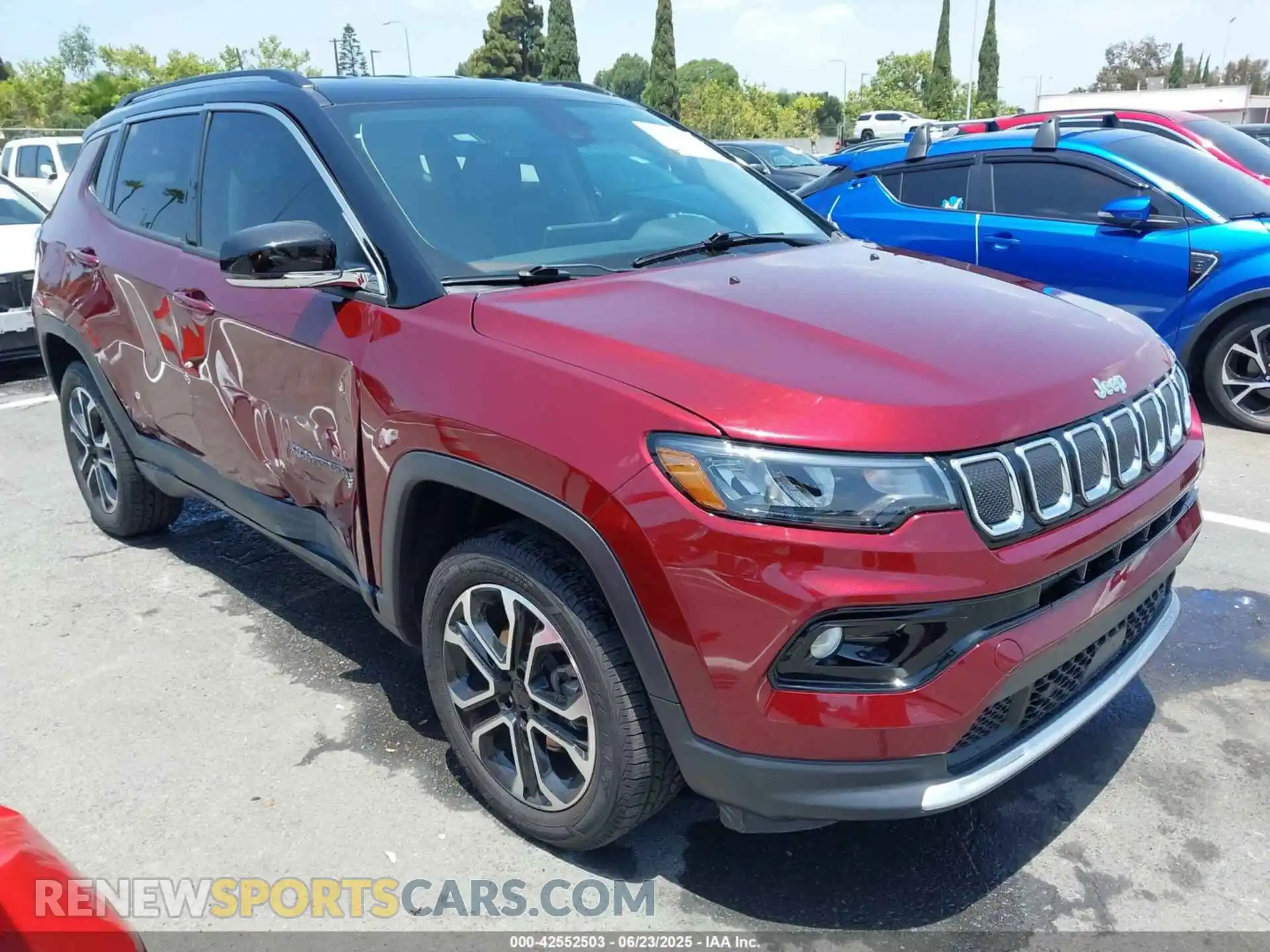 1 Photograph of a damaged car 3C4NJDCB3NT111272 JEEP COMPASS 2022