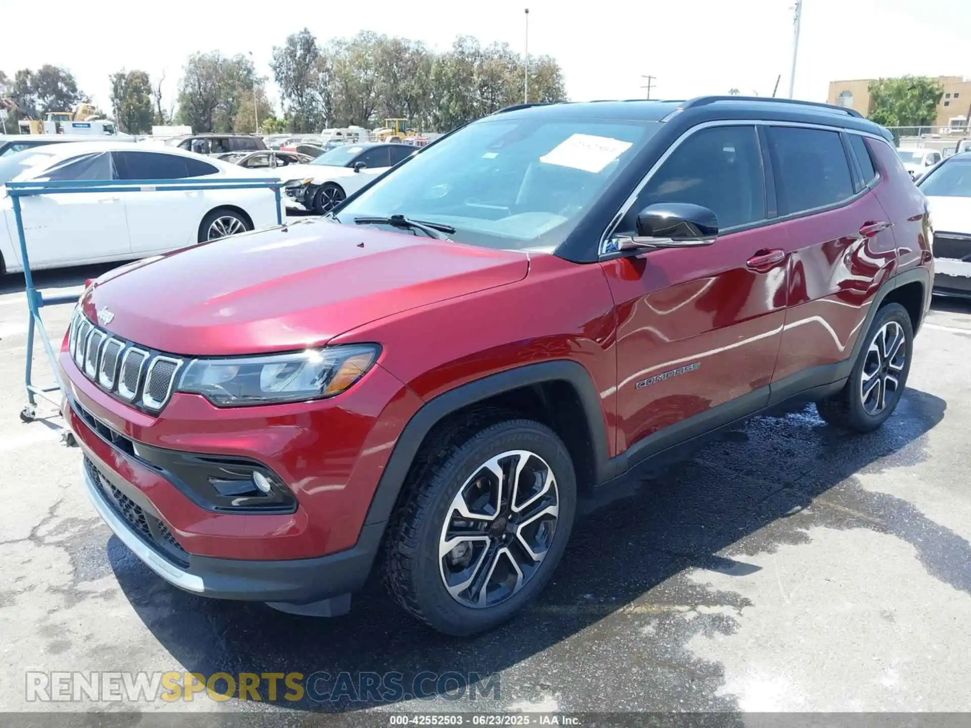 2 Photograph of a damaged car 3C4NJDCB3NT111272 JEEP COMPASS 2022