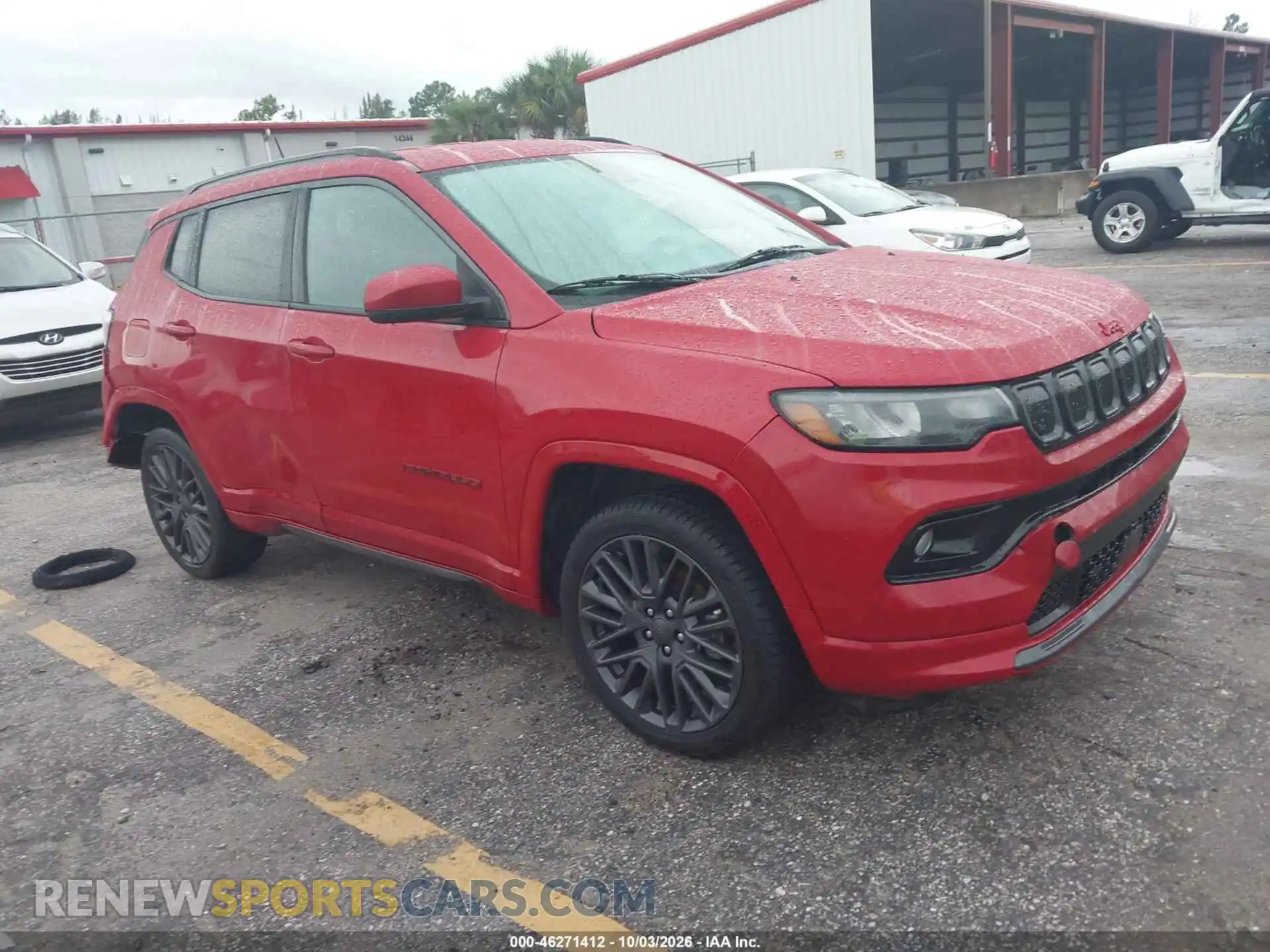 1 Photograph of a damaged car 3C4NJDCB3NT154977 JEEP COMPASS 2022