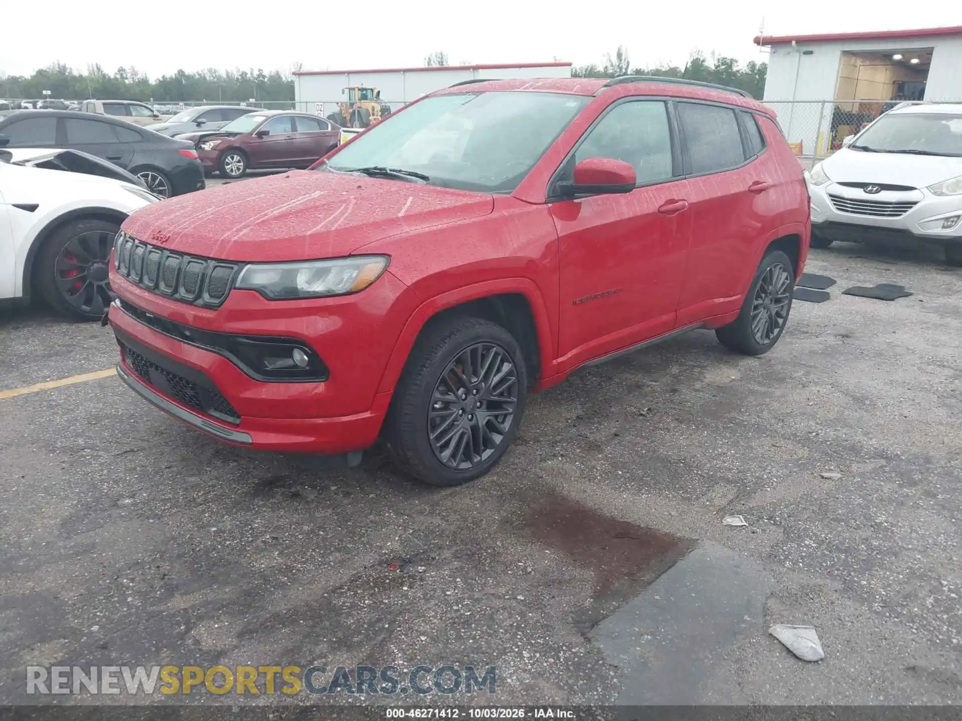 2 Photograph of a damaged car 3C4NJDCB3NT154977 JEEP COMPASS 2022