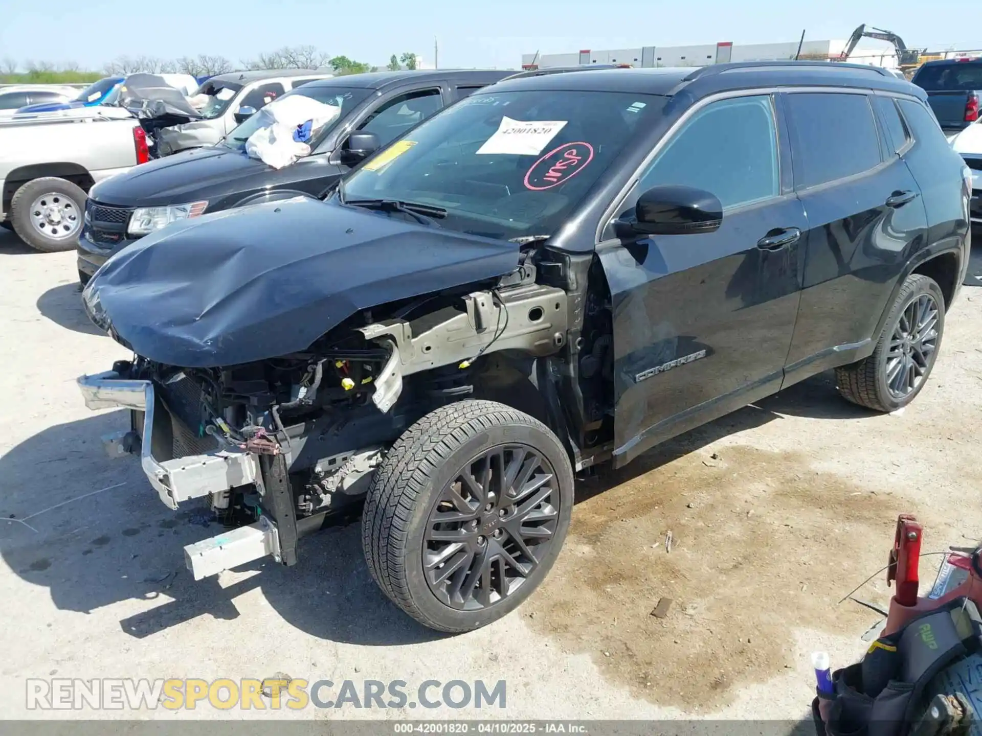 2 Photograph of a damaged car 3C4NJDCB3NT157863 JEEP COMPASS 2022
