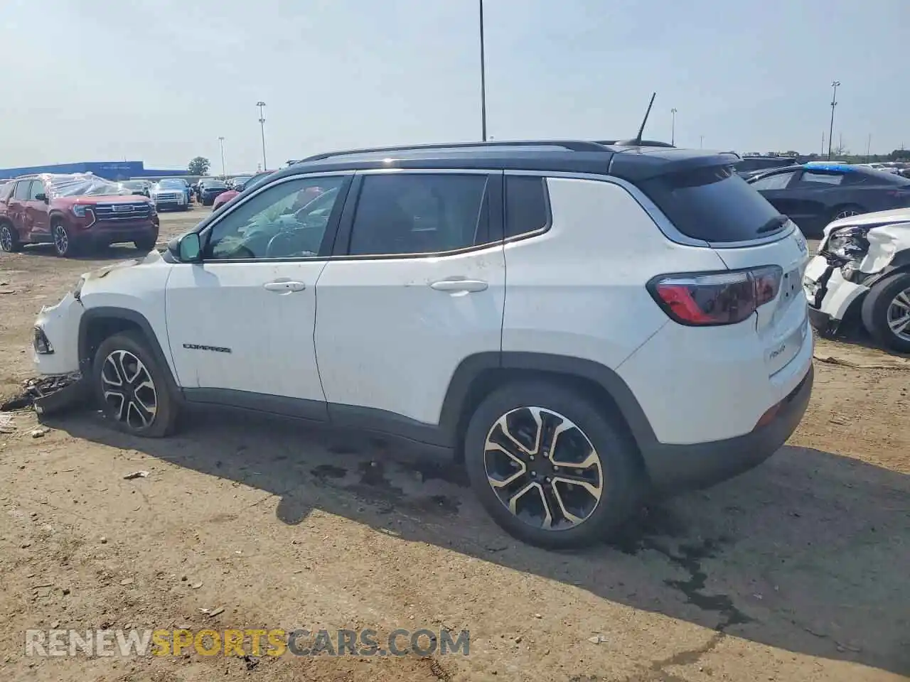 2 Photograph of a damaged car 3C4NJDCB3NT160763 JEEP COMPASS 2022