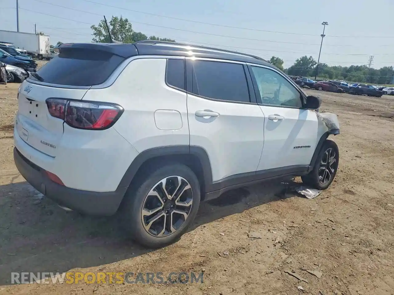 3 Photograph of a damaged car 3C4NJDCB3NT160763 JEEP COMPASS 2022