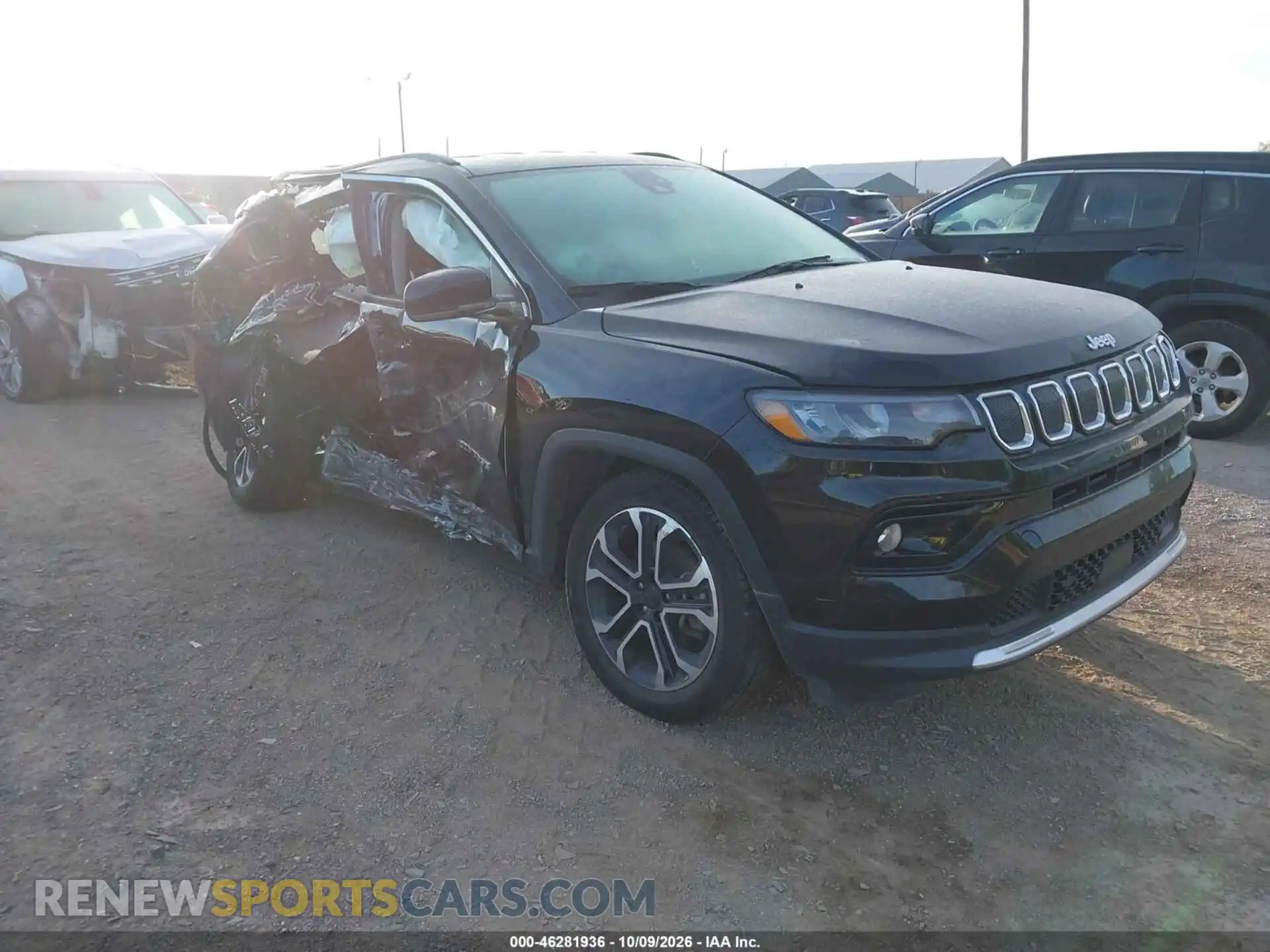 1 Photograph of a damaged car 3C4NJDCB3NT174632 JEEP COMPASS 2022