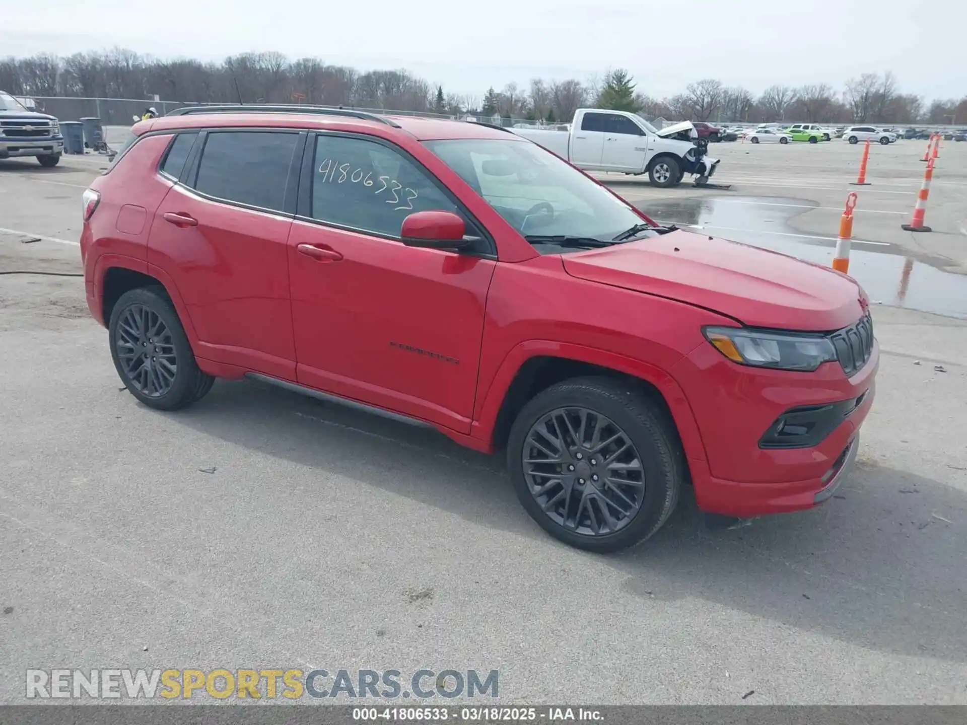 1 Photograph of a damaged car 3C4NJDCB3NT194315 JEEP COMPASS 2022