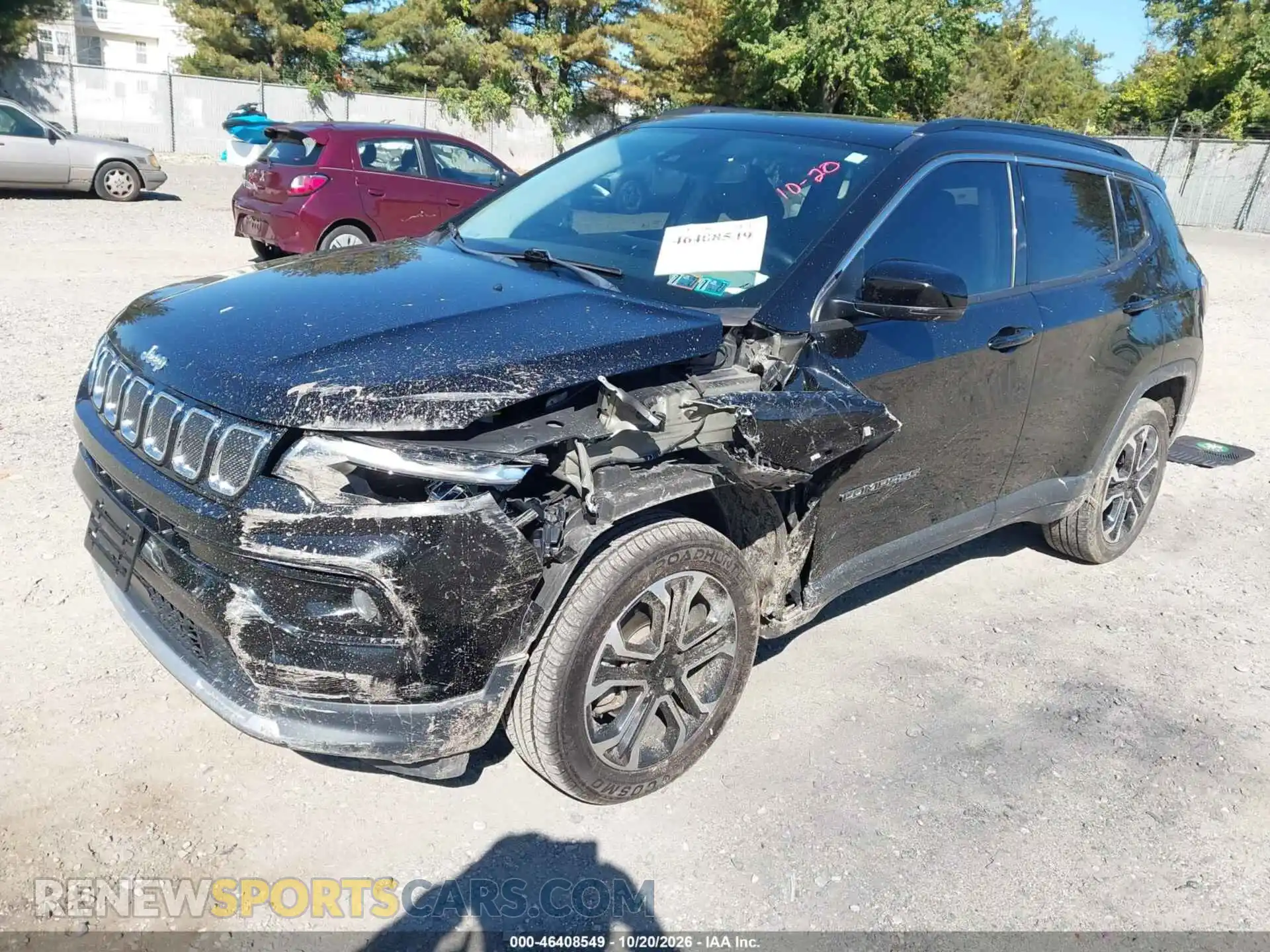 2 Photograph of a damaged car 3C4NJDCB3NT195321 JEEP COMPASS 2022